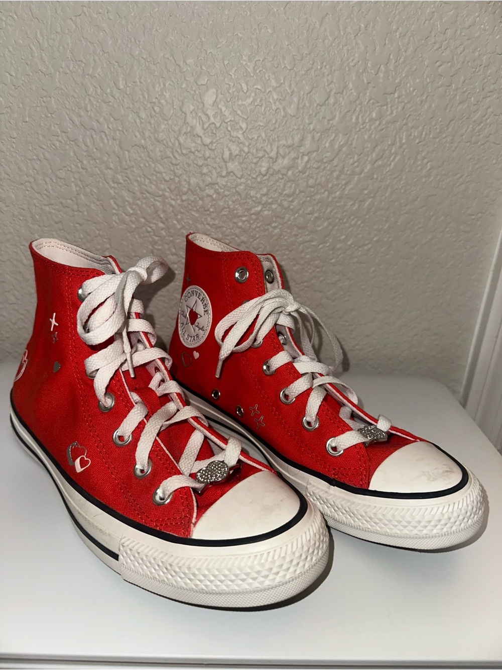 Red Hightop Converse